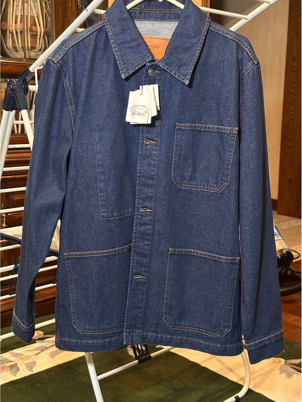 Sandro Men's Navy Jacket